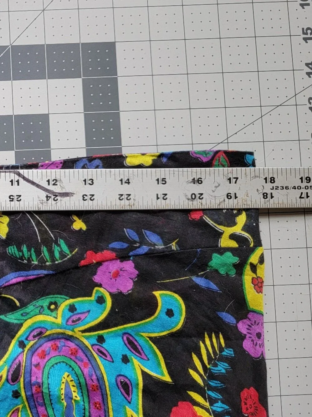 Wide-Leg Paisley Print Palazzo Pants - Black Multi -100% Cotton - Picture 5 of 8